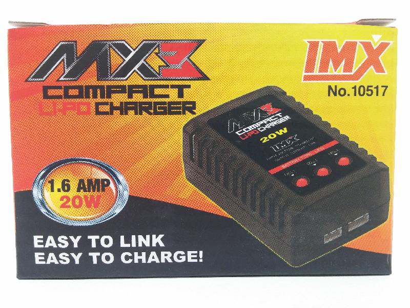 IMEX MX3 20W Lipo Battery Balance Charger - 2 or 3 Cell Lithium Balance Charger