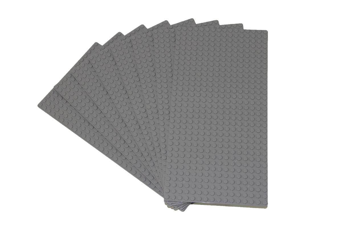 8 PC COMPATIBLE 16X 32 LIGHT GRAY BASEPLATES