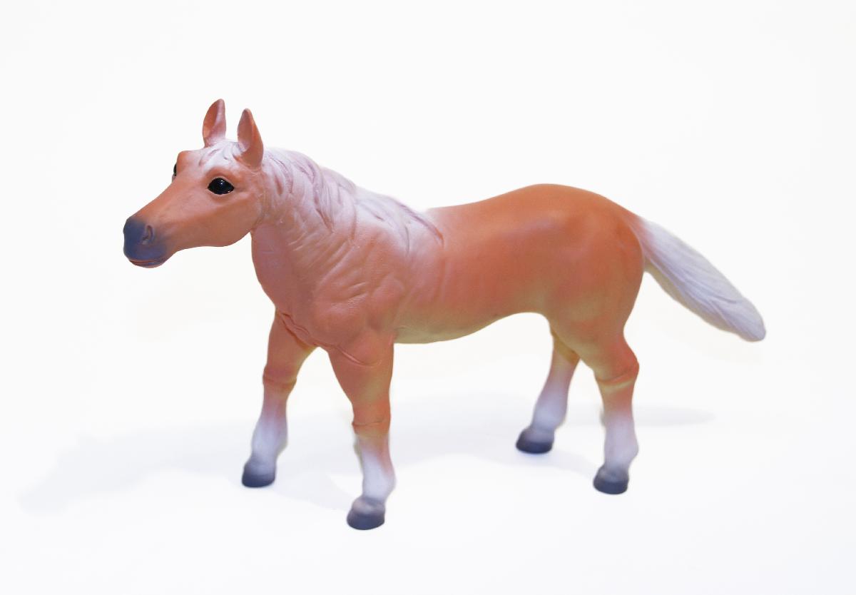 9.5 INCH SMALL SOFT TOUCH PALOMINO HORSE