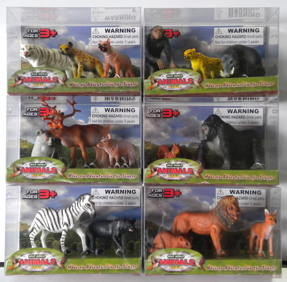 Counter Display Includes 6 assorted animal styles, comes with 12 Pieces Total