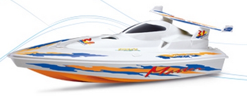 24.75 IN R/C BOAT. 2 Paint Schemes Available. Includes Radio, Battery and Charger