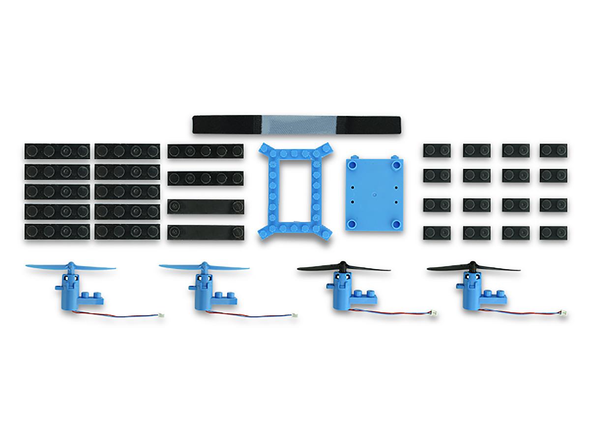 IMEX BrickFlyer Building Block Quadcopter - Easy to assemble and fly building block quadcopter!