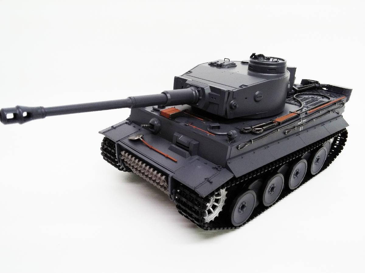 Taigen Tiger 1 Early Version (Plastic Edition) Infrared 2.4GHz RTR RC Tank 1/16th Scale (GREY) - Taigen Early Version Tiger 1 (Plastic Edition) Infrared