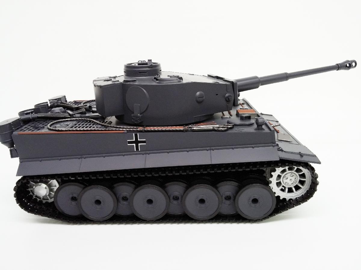 Taigen Tiger 1 Early Version (Plastic Edition) Infrared 2.4GHz RTR RC Tank 1/16th Scale (GREY) - Taigen Early Version Tiger 1 (Plastic Edition) Infrared