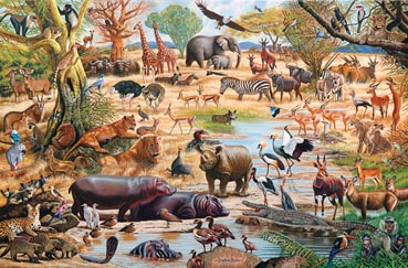 AFRICAN PARADISE 1,500 PIECE PUZZLE