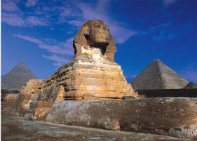 THE GREAT SPHINX OF GIZA 500 PIECE PUZZLE GLOW-IN-THE-DARK