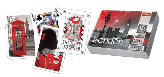 2 X 55 ART BRIDGE PLAYING CARDS LONDON