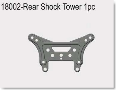 VRX1812-1821 1/18  REAR SHOCK TOWER 1PC