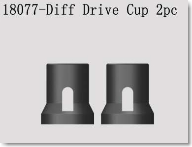 VRX1812-1821 1/18  DIFF DRIVE CUP 2PCS