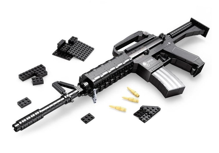 M16 Rifle Compatible Blocks, 524pcs   