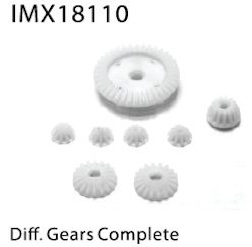 DIFF. LARGE GEAR (38T) +  DIFF PINION (1