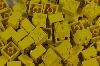  2X2 BRICK YELLOW 100 PACK  - COMPATIBLE WITH MAJOR BRANDS