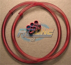 RED COILED FUEL LINE GUARD
