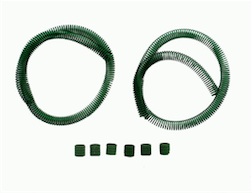 GREEN COILED FUEL LINE GUARD