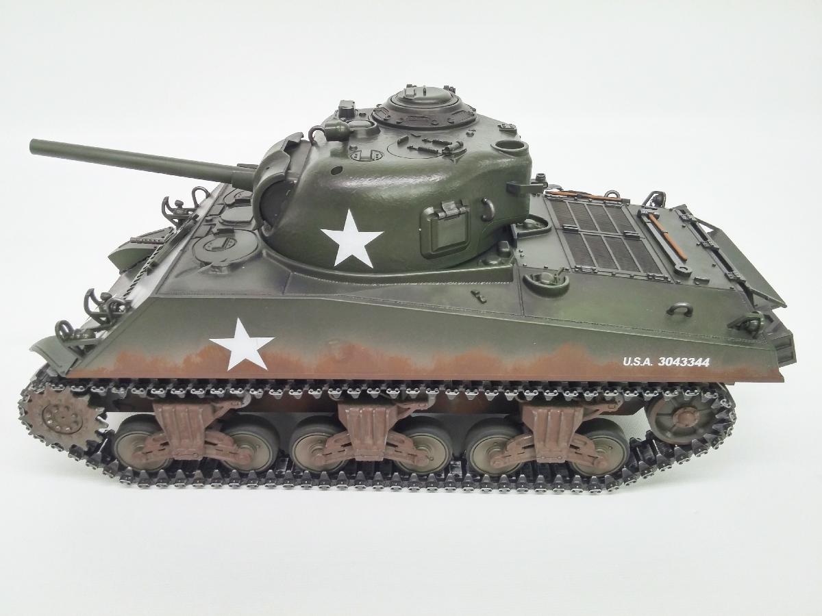 Taigen Sherman M4A3 75mm (Metal Edition) Airsoft 2.4GHz RTR RC Tank 1/16th Scale - Taigen Sherman M4A3 (Metal Edition) Airsoft