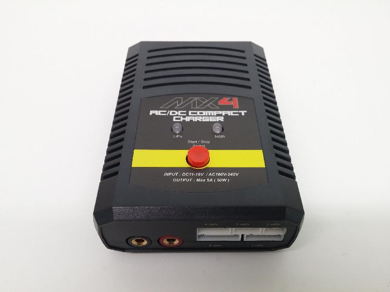 IMEX MX4 50W 5A AC/DC Lipo/NIMH Charger/Balancer - AC/DC Multi-Chemistry Battery Charger