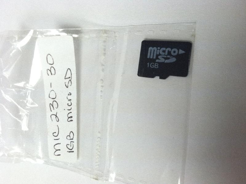 MIC1230 MEMORY CARD 1GB