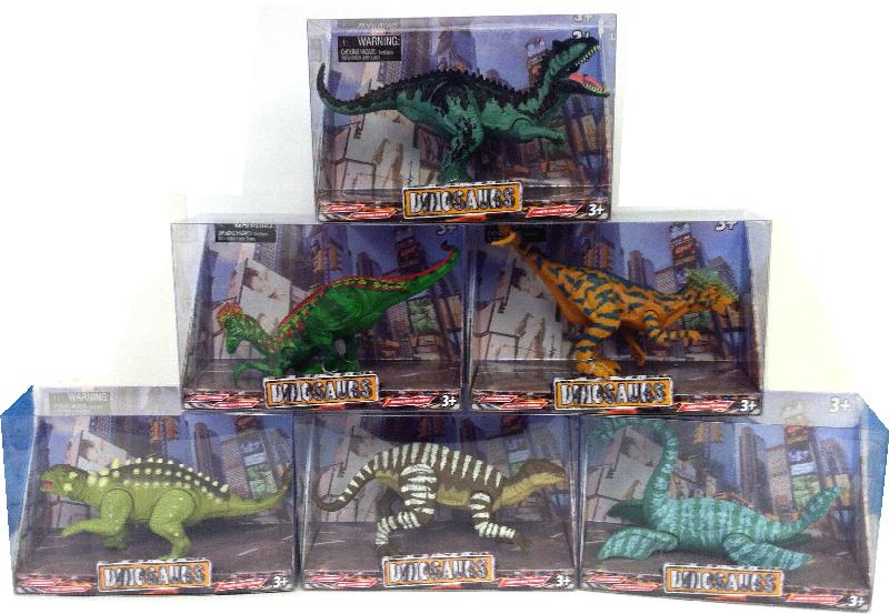 Counter Display Includes 6 assorted Dino Styles, comes with 6 Pieces Total