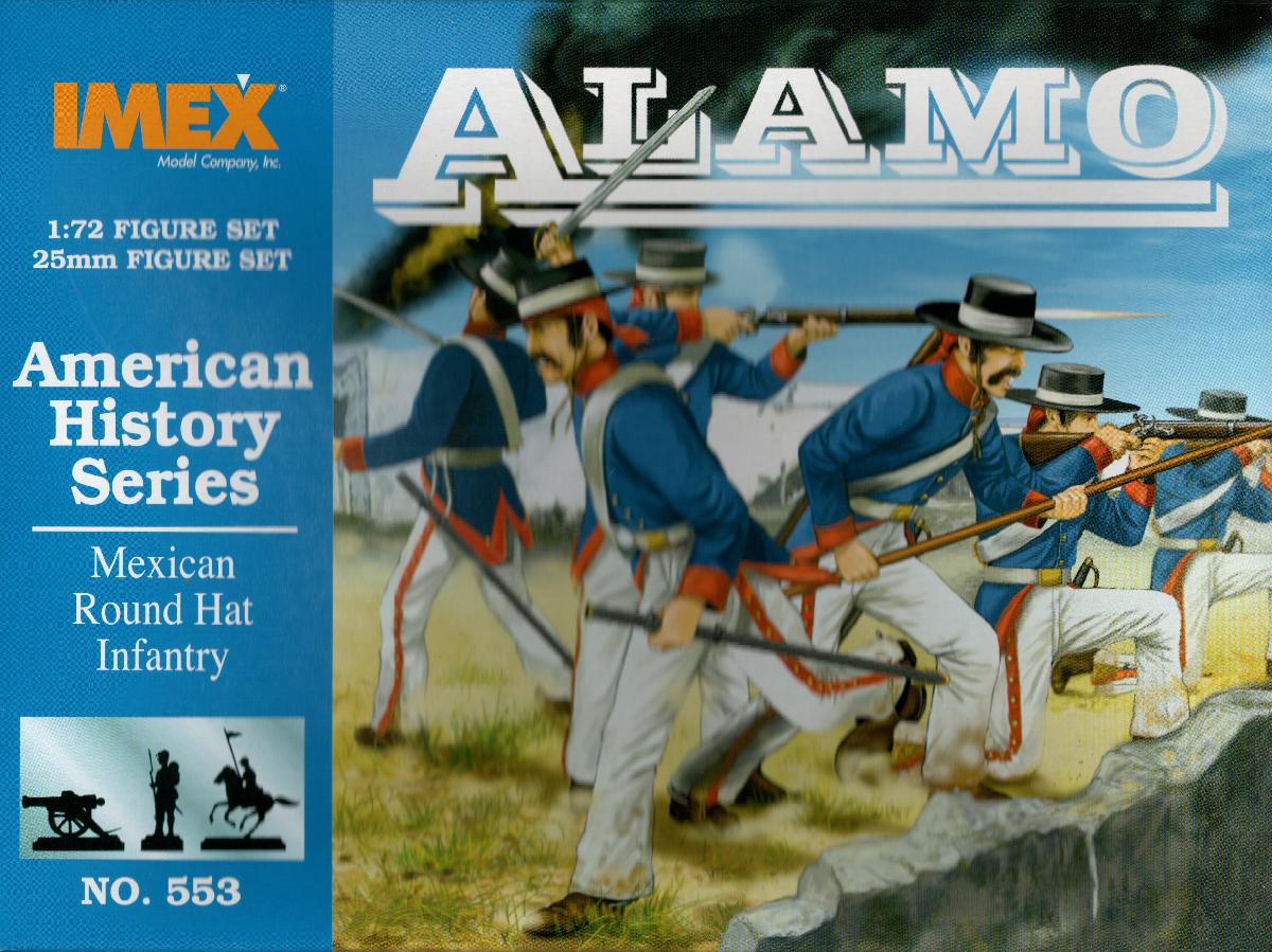 1/72 MEXICAN ROUND HAT INFANTRY ALAMO