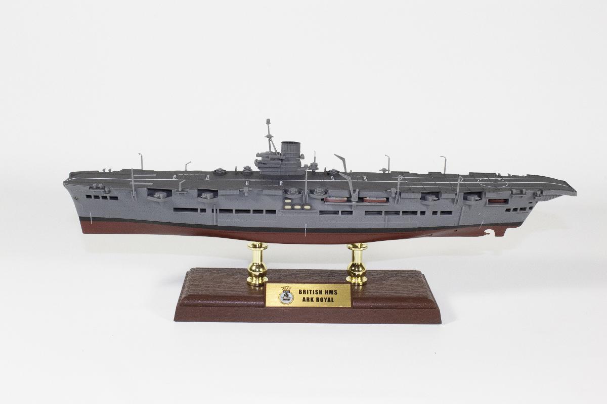 1:700 SCALE BRITISH HMS ARK ROYAL (91)  AIRCRAFT CARRIER OPERATIONS OFF NORWAY 1942 - 1:700 SCALE BRITISH HMS ARK ROYAL (91)  AIRCRAFT CARRIER OPERATIONS OFF NORWAY 1942