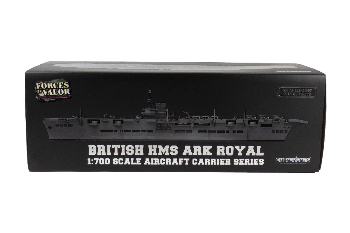 1:700 SCALE BRITISH HMS ARK ROYAL (91)  AIRCRAFT CARRIER OPERATIONS OFF NORWAY 1942 - 1:700 SCALE BRITISH HMS ARK ROYAL (91)  AIRCRAFT CARRIER OPERATIONS OFF NORWAY 1942