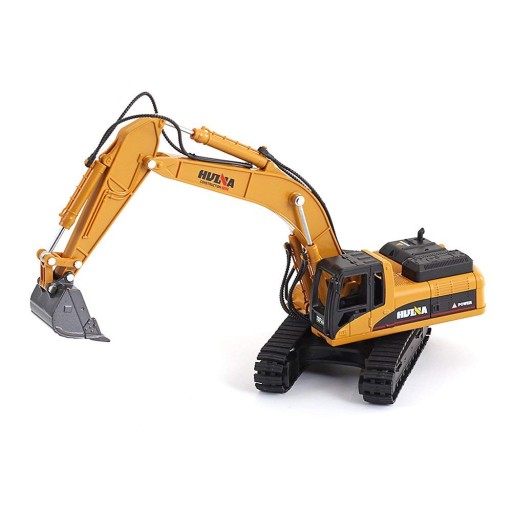 1:50 SCALE DIECAST METAL EXCAVATOR CONSTRUCTION AND ENGINEERING MODEL - This heavy-duty construction toy was tested to be 100% safe for kids play. High quality and durable, this vehicle will provide hours of entertainment for your children!