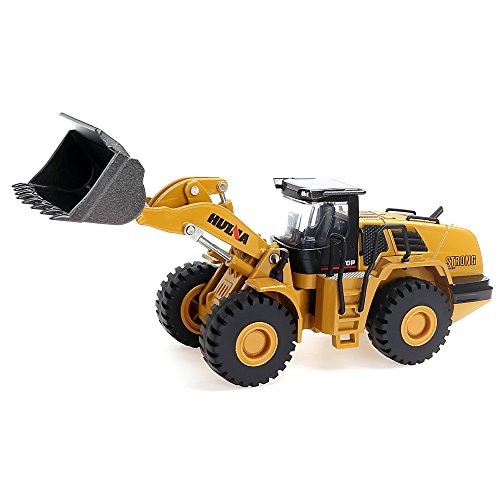 1/50 SCALE DIECAST METAL PAYLOADER CONSTRUCTION AND ENGINEERING MODEL - This heavy-duty construction toy was tested to be 100% safe for kids play. High quality and durable, this vehicle will provide hours of entertainment for your children!