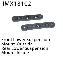 FRONT LOWER SUSPENSION MOUNT- OUTSIDE, R