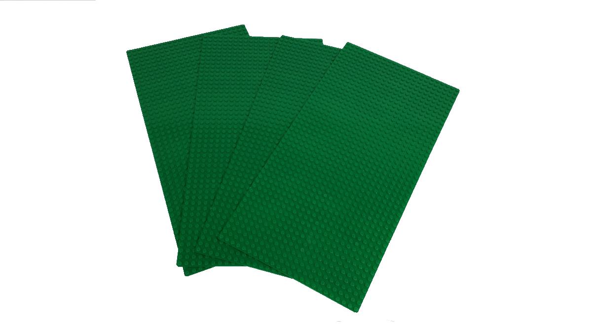 4PC COMPATIBLE GREEN 48X24 STUD BASEPLATES