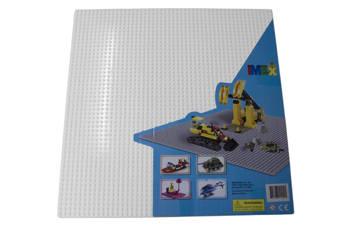 50 X 50 WHITE COMPATIBLE BASEPLATE, 2 PACK
