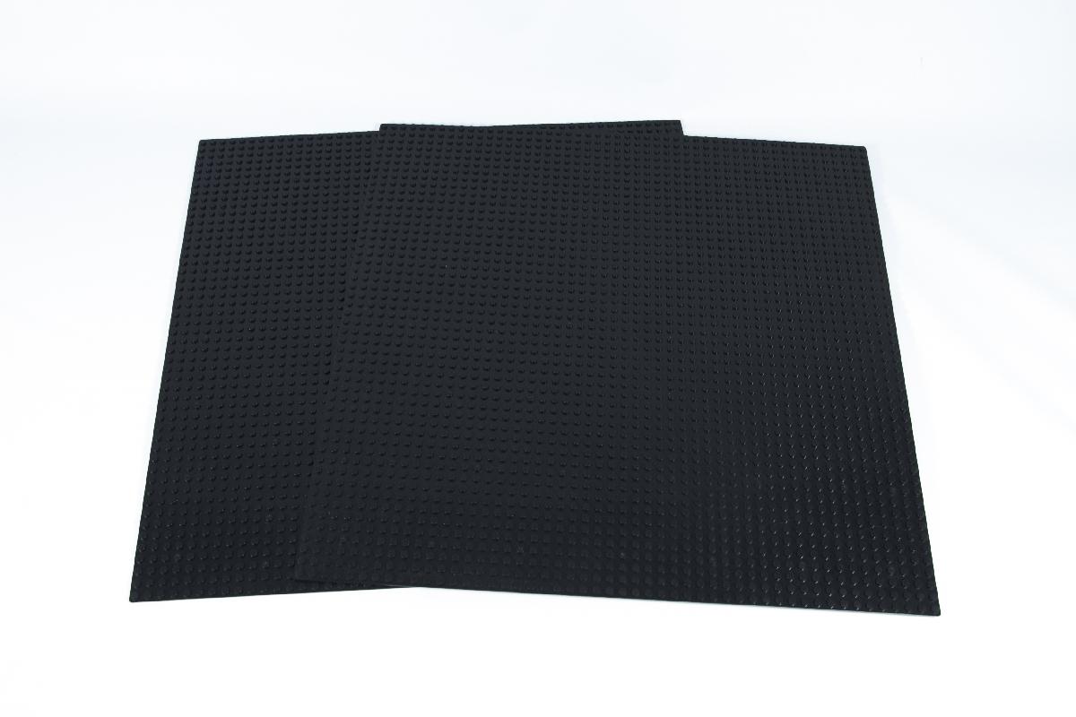 50 X 50 BLACK COMPATIBLE BASEPLATE, 2 PACK