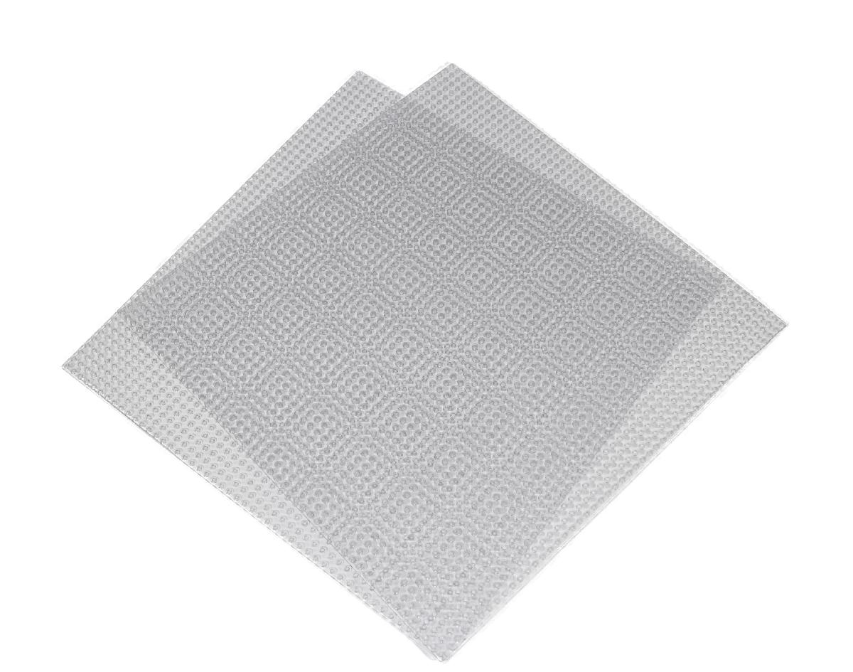 2PC COMPATIBLE CLEAR 50X50 BASEPLATES