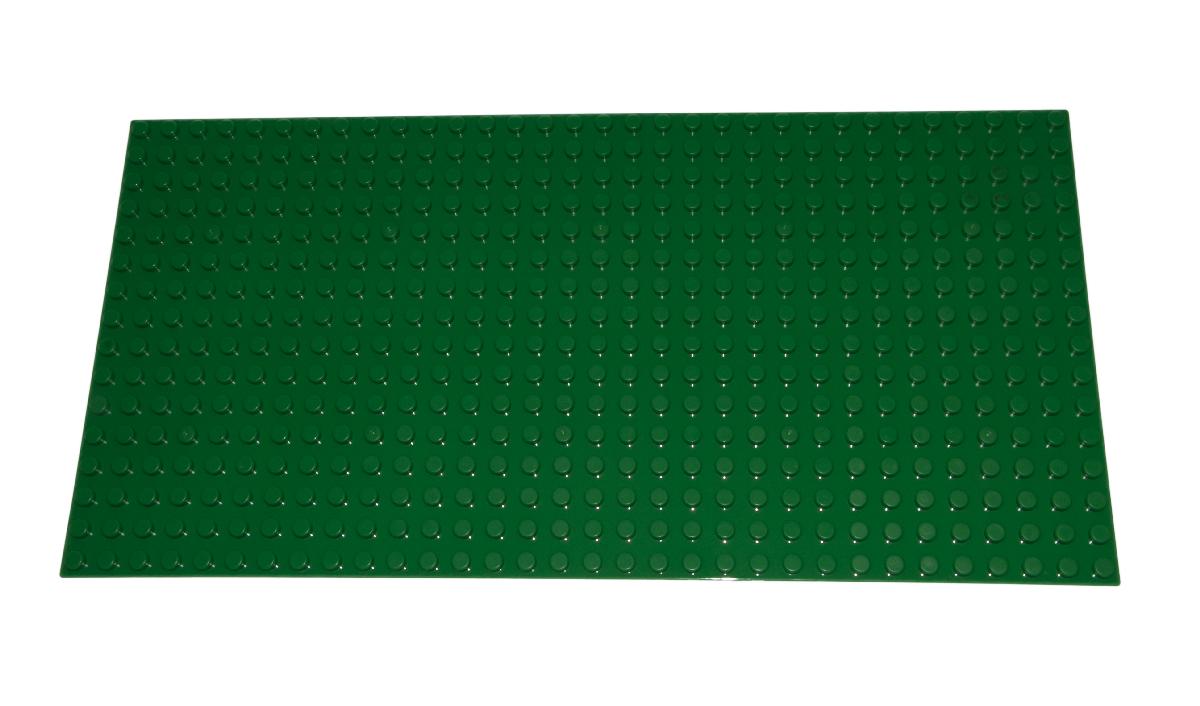 16 X 32 GREEN BASEPLATES - COMPATIBLE WITH MAJOR BRANDS