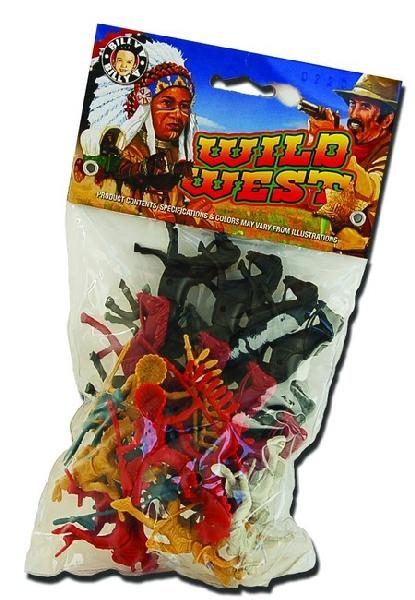 WESTERN MOUNTED COWBOYS & INDIANS 25 PC