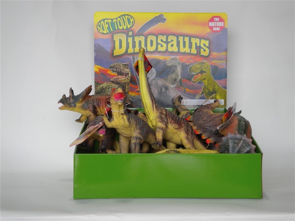 Counter Display Includes 6 assorted Dino Styles, comes with 18 Pieces Total