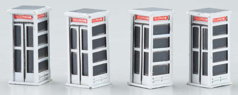 X1011 TELEPHONE BOOTH HO SCALE