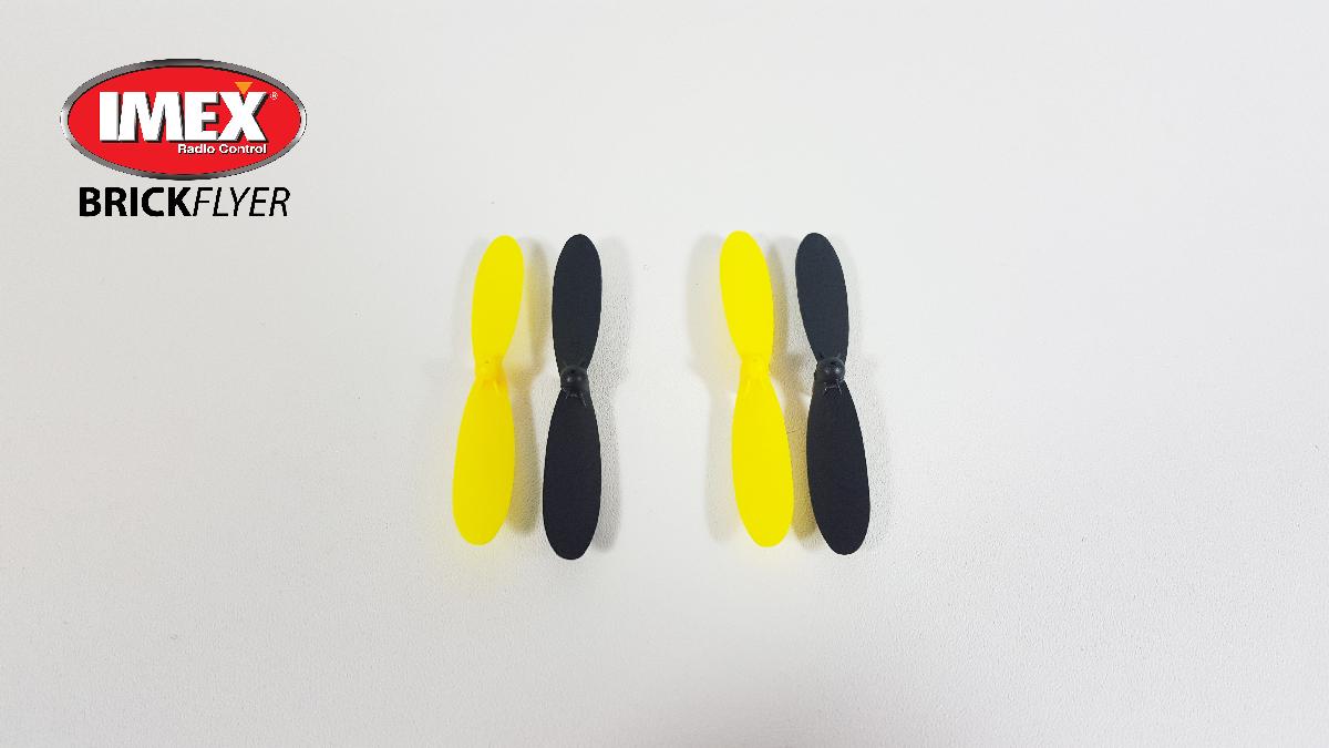 BrickFlyer Propellers - Yellow (1 Set) - Yellow Propellers