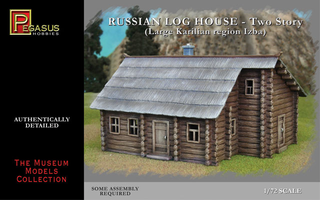 XN7 1/72 RUSSIAN LOG HOUSES (TWO STORY)