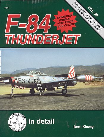F-84 THUNDERJET IN DETAIL BOOK
