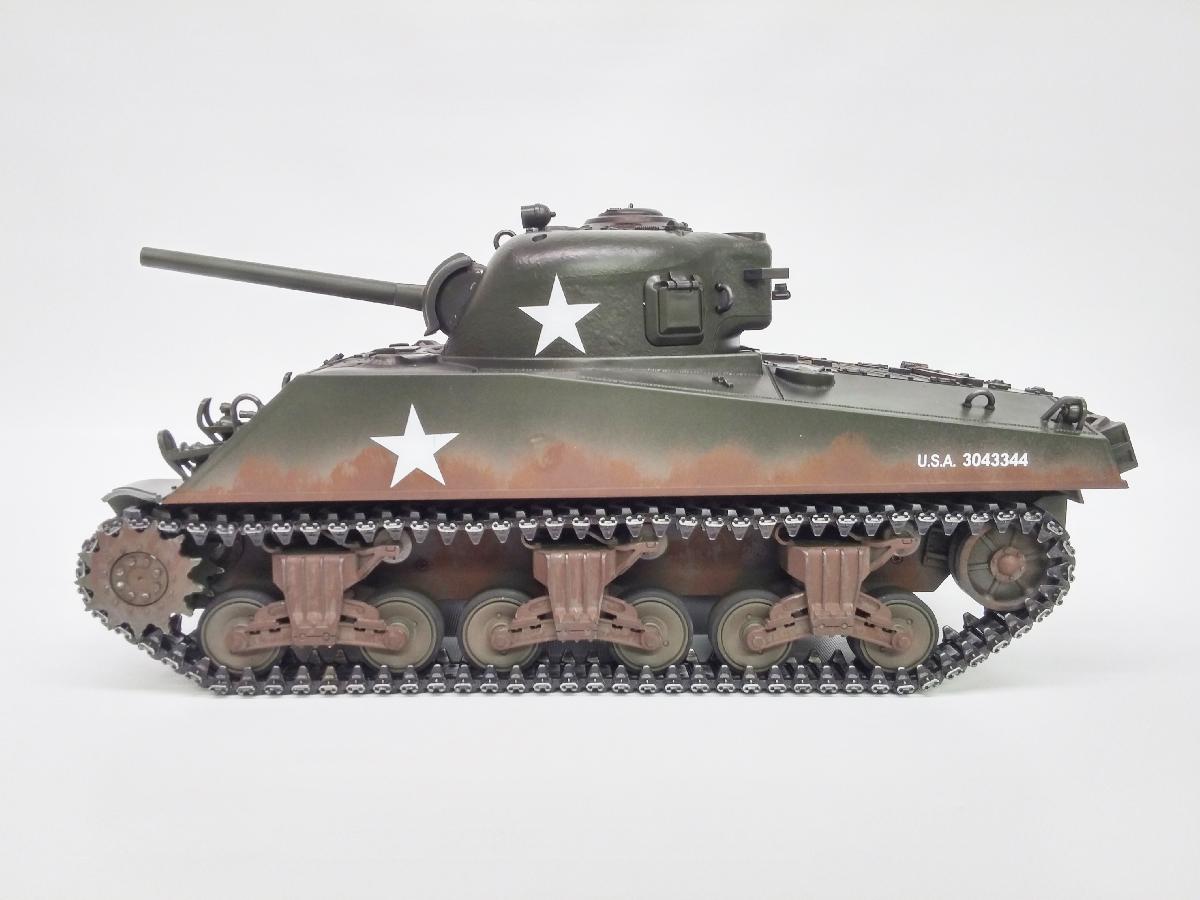 Taigen Sherman M4A3 75mm (Metal Edition) Infrared 2.4GHz RTR RC Tank 1/16th Scale - Taigen Sherman M4A3 75mm (Metal Edition) Infrared