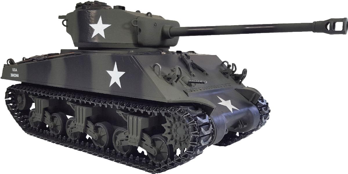 Taigen Sherman Metal Edition M4A3 76mm Infrared 2.4GHz RTR RC Tank 1/16th Scale - Sherman 76mm