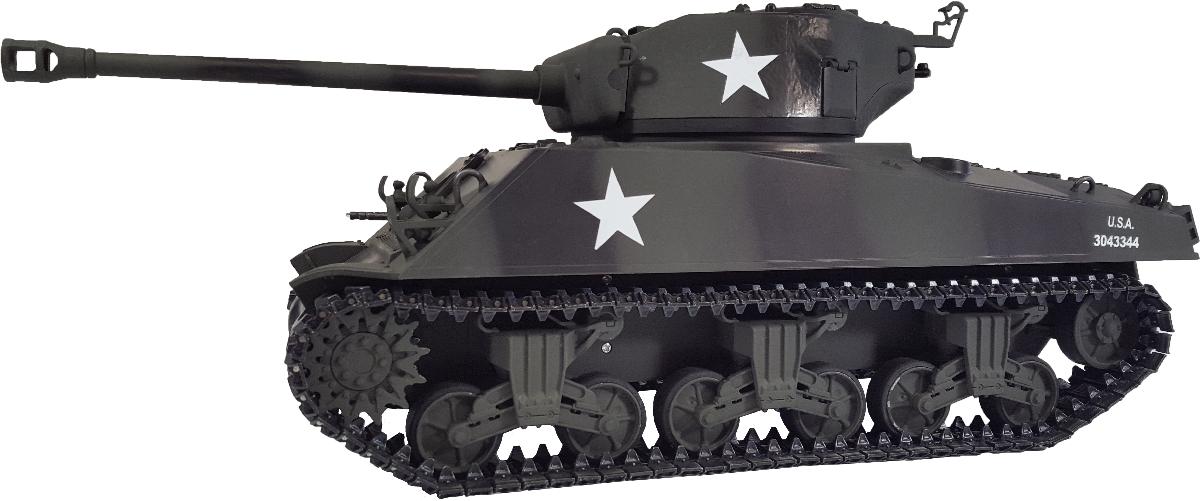 Taigen Sherman Metal Edition M4A3 76mm Infrared 2.4GHz RTR RC Tank 1/16th Scale - Sherman 76mm