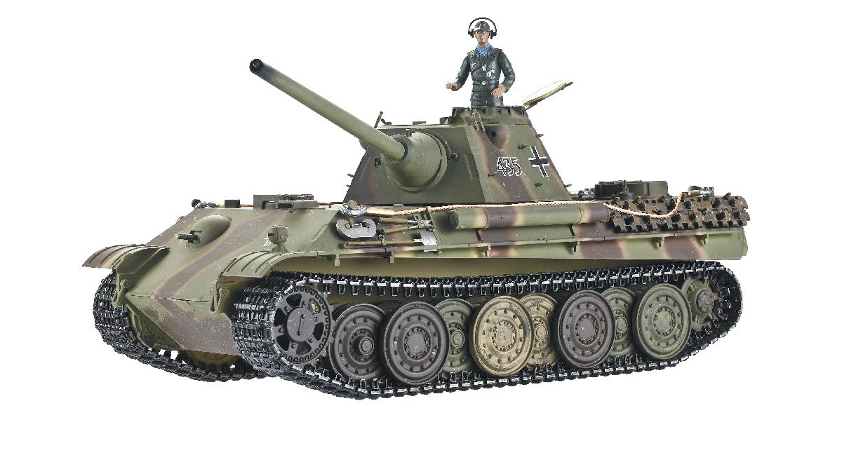 Taigen Panther F Metal Edition Infrared 2.4GHz RTR RC Tank 1/16th Scale - Panther Ausf F Metal Edition