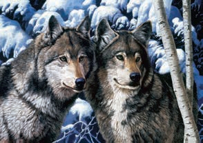 1000 PIECE WOLVES NEW! 2014 RELEASE!
