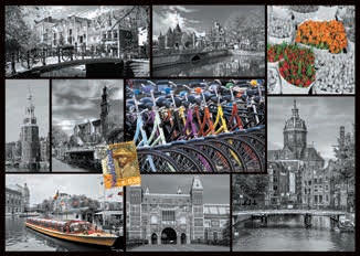 1000 PIECE AMSTERDAM - COLLAGE NEW! 2014 RELEASE!