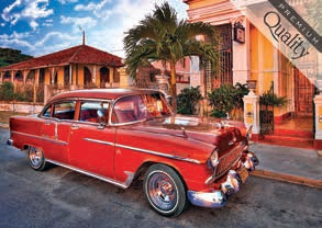 1000 PIECE CHEVROLET BEL AIR OLD TIMER, CUBA NEW! 2014 RELEASE!