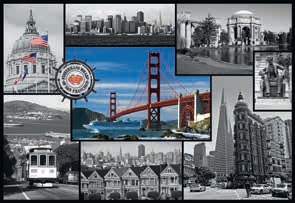 1500 PIECE SAN FRANCISCO - COLLAGE NEW! 2014 RELEASE!