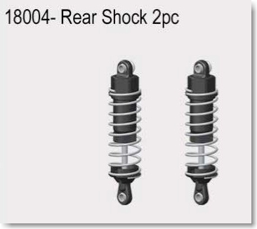 VRX1812-1821 1/18  REAR SHOCK COMPLETE 2PCS