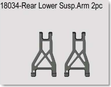 VRX1812-1821 1/18  REAR LOWER SUSP.ARM 2PCS