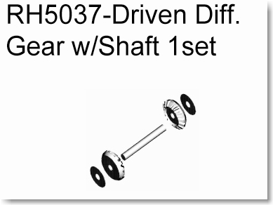 VRX509-511 1/5  DRIVEN DIFF.GEAR/W SHAFT(1SET)